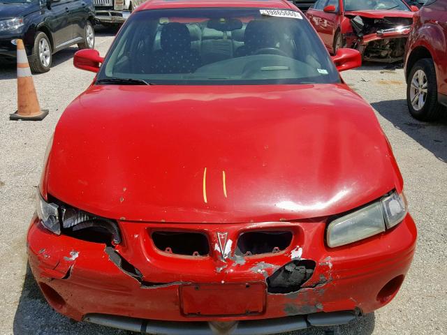 1G2WP52K82F142991 - 2002 PONTIAC GRAND PRIX RED photo 7