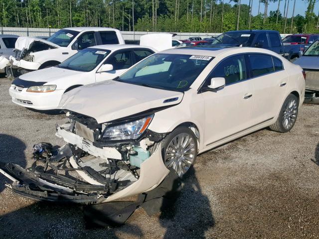 1G4GF5G38EF245557 - 2014 BUICK LACROSSE T WHITE photo 2