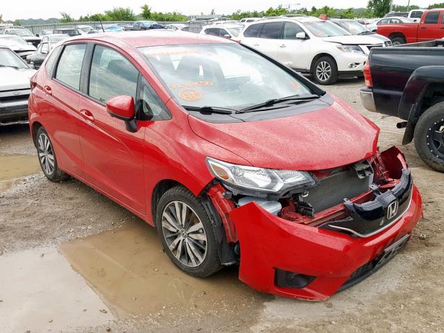 3HGGK5H89FM713650 - 2015 HONDA FIT EX RED photo 1