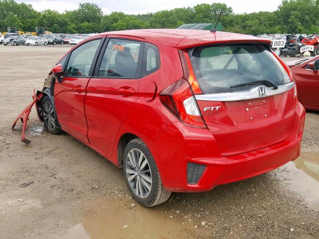 3HGGK5H89FM713650 - 2015 HONDA FIT EX RED photo 3