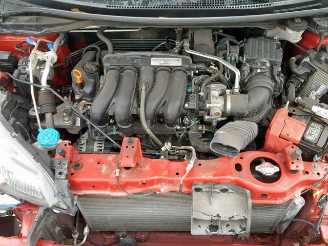 3HGGK5H89FM713650 - 2015 HONDA FIT EX RED photo 7