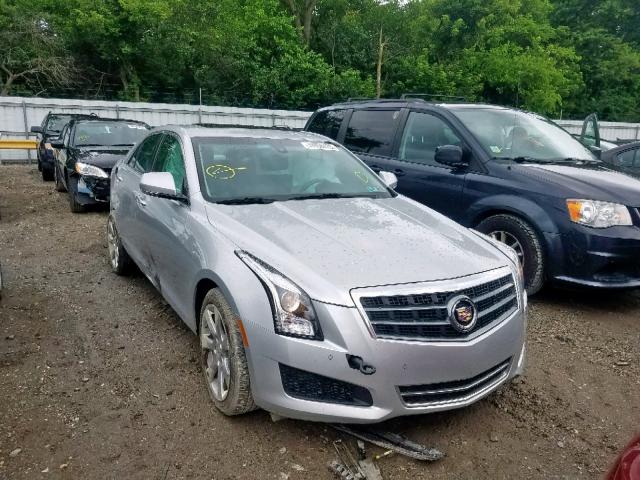 1G6AH5RX7E0168626 - 2014 CADILLAC ATS LUXURY SILVER photo 1