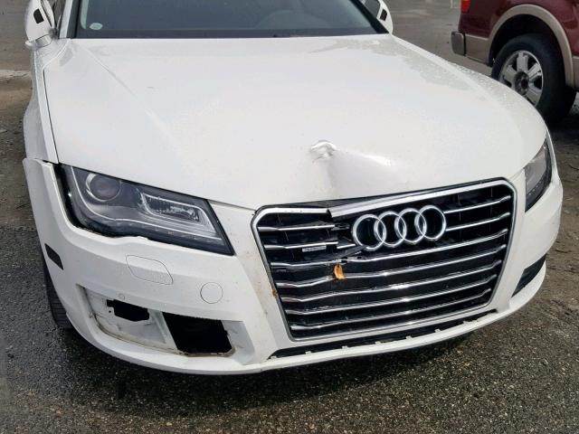 WAUSGAFC6CN001900 - 2012 AUDI A7 PRESTIG WHITE photo 9