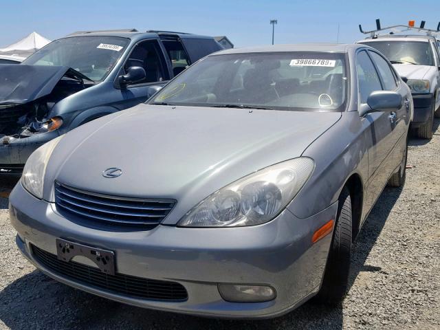 JTHBF30G230116387 - 2003 LEXUS ES 300 SILVER photo 2