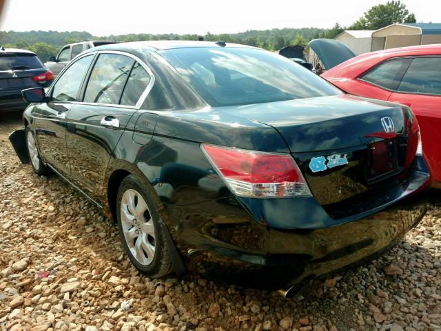 1HGCP3F87AA019746 - 2010 HONDA ACCORD EXL BLACK photo 3