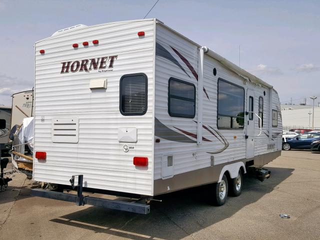 4YDT30R26B7200591 - 2011 KEYSTONE HORNET WHITE photo 4