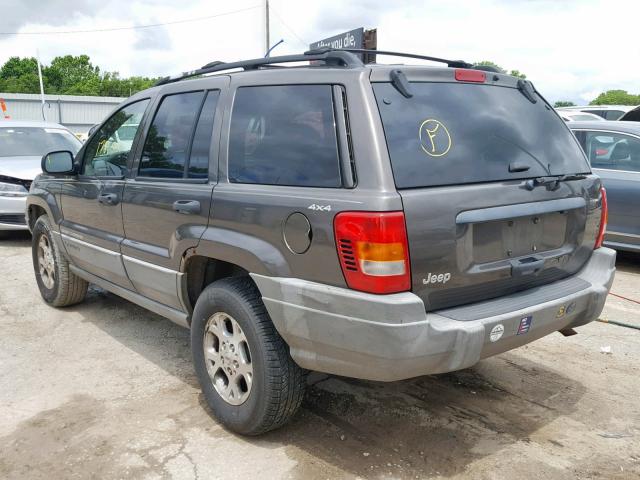 1J4GW58S7XC763488 - 1999 JEEP GRAND CHER GRAY photo 3