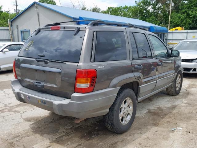 1J4GW58S7XC763488 - 1999 JEEP GRAND CHER GRAY photo 4