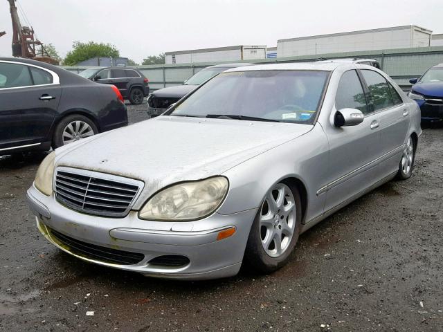 WDBNG83J13A378300 - 2003 MERCEDES-BENZ S 430 4MAT SILVER photo 2