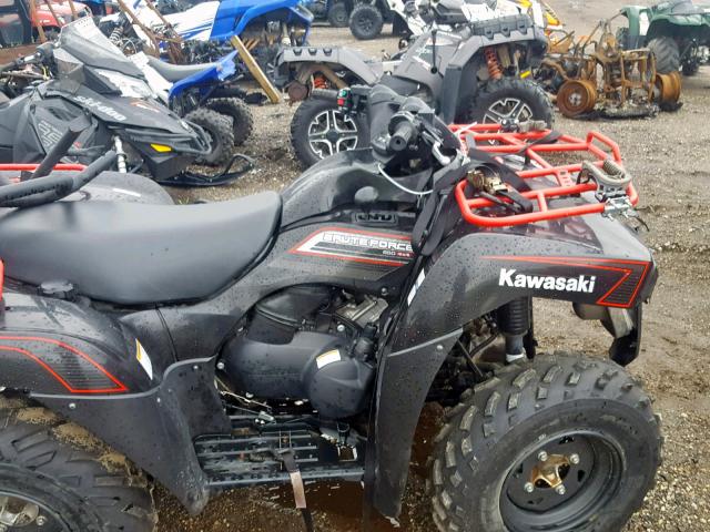 JKAVFED169B527847 - 2009 KAWASAKI KVF650 D BLACK photo 5