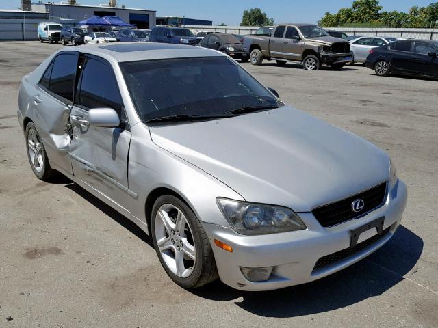 JTHBD192240085791 - 2004 LEXUS IS 300 SILVER photo 1