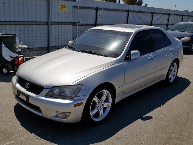 JTHBD192240085791 - 2004 LEXUS IS 300 SILVER photo 2