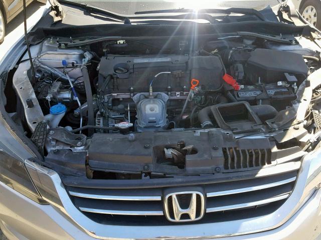 1HGCR2F8XEA028242 - 2014 HONDA ACCORD EXL SILVER photo 7