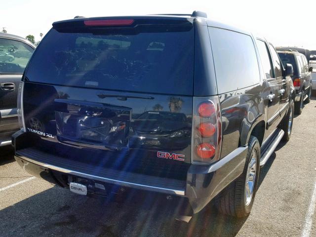 1GKFK668X7J164871 - 2007 GMC YUKON XL D BLACK photo 4