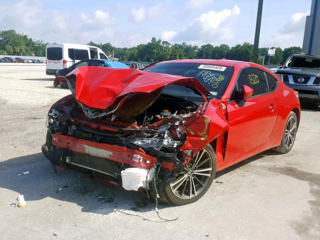 JF1ZNAA1XF8707757 - 2015 TOYOTA SCION FR-S RED photo 2