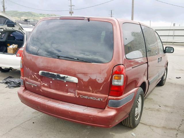 1GNDX03E83D102008 - 2003 CHEVROLET VENTURE RED photo 4