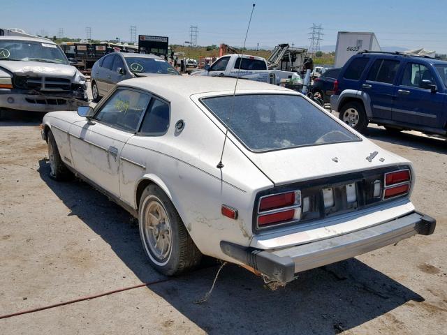 GHLS30066452 - 1977 DATSUN 280ZX WHITE photo 3