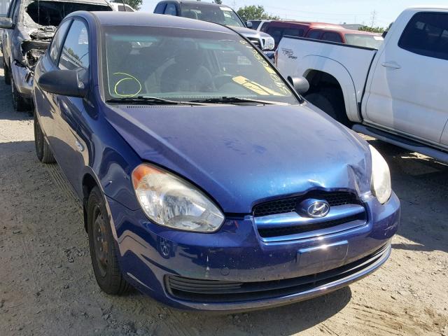 KMHCM36C07U054711 - 2007 HYUNDAI ACCENT GS BLUE photo 1