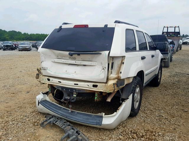 1J4GR48K76C135012 - 2006 JEEP GRAND CHER WHITE photo 4