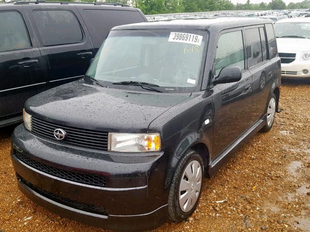 JTLKT324364061169 - 2006 TOYOTA SCION XB BLACK photo 2