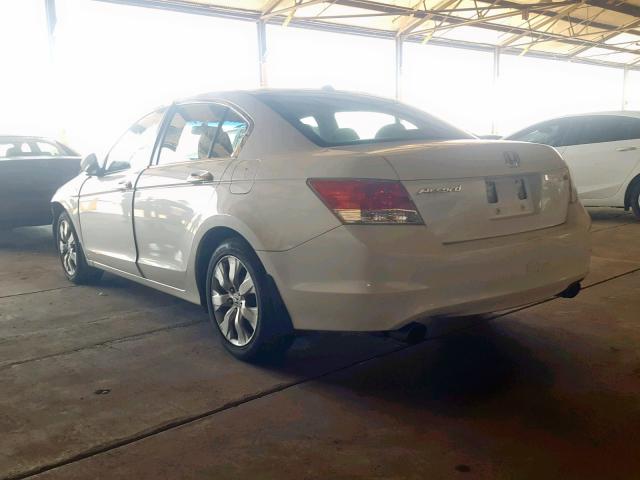 1HGCP3F86AA029720 - 2010 HONDA ACCORD EXL WHITE photo 3