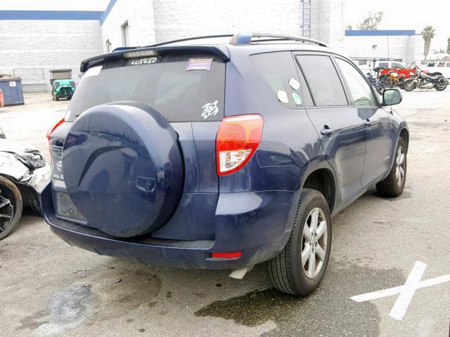 JTMZK31VX75015681 - 2007 TOYOTA RAV4 LIMIT BLUE photo 4