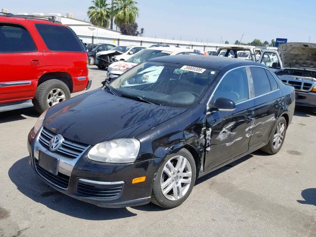 3VWEG71K57M122092 - 2007 VOLKSWAGEN JETTA WOLF BLACK photo 2