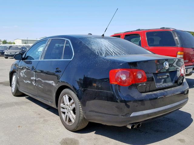 3VWEG71K57M122092 - 2007 VOLKSWAGEN JETTA WOLF BLACK photo 3