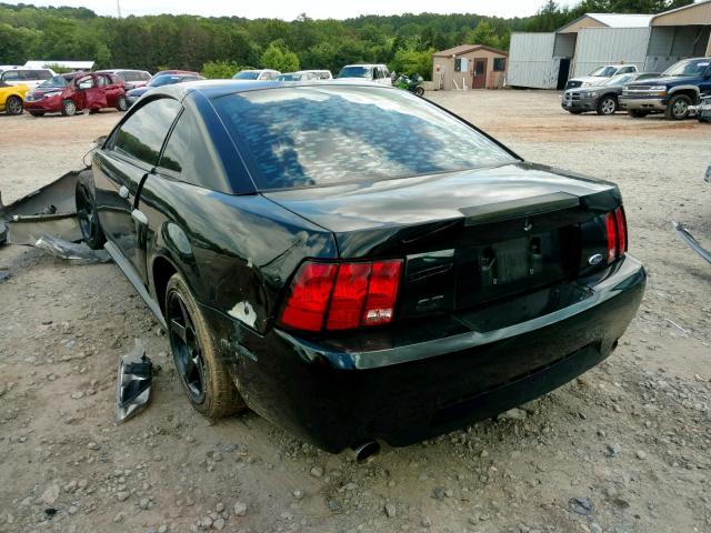 1FAFP42X02F163907 - 2002 FORD MUSTANG GT BLACK photo 3