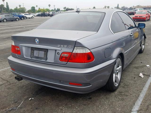 WBABD33474PL03588 - 2004 BMW 325 CI GRAY photo 4