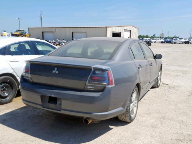 4A3AB76S74E044583 - 2004 MITSUBISHI GALANT GTS GRAY photo 4