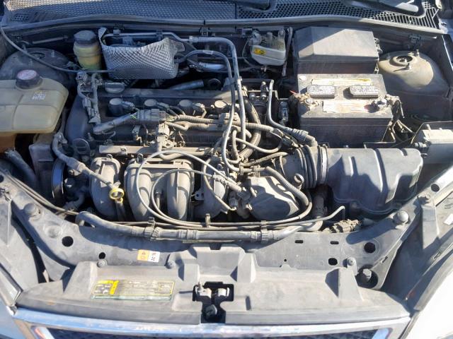 1FAFP34N45W155996 - 2005 FORD FOCUS ZX4 BLUE photo 7