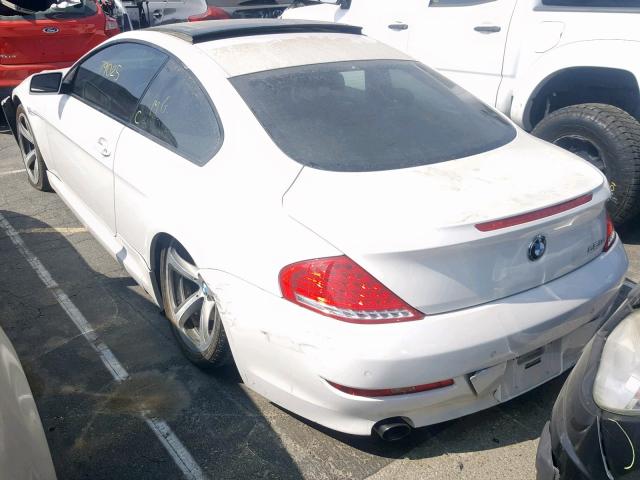 WBAEA535X9CV92135 - 2009 BMW 650 I WHITE photo 3