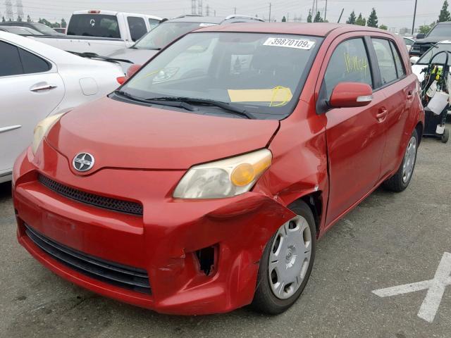 JTKKU10448J023348 - 2008 SCION XD RED photo 2