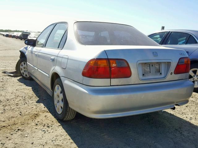 2HGEJ6615YH541690 - 2000 HONDA CIVIC BASE SILVER photo 3