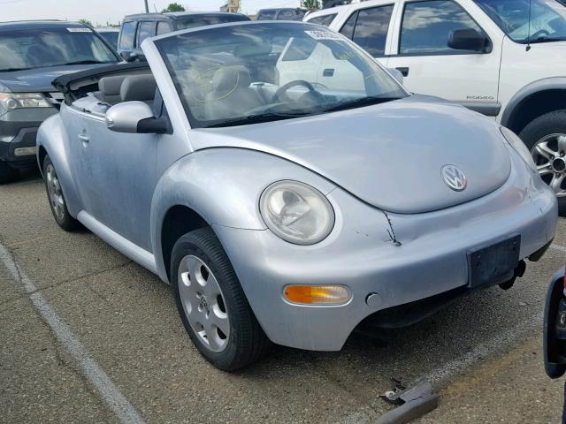 3VWCK21Y33M306678 - 2003 VOLKSWAGEN NEW BEETLE ვერცხლისფერი ფოტო 1