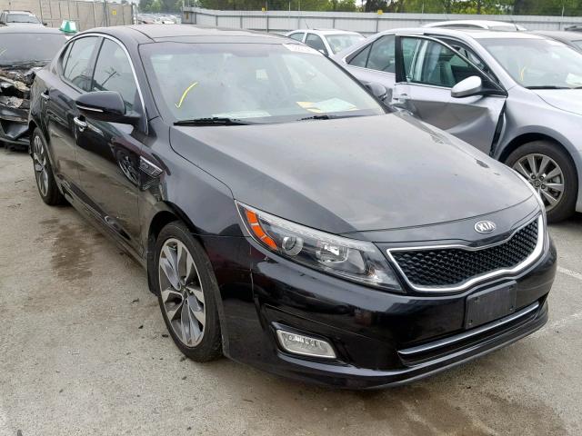 5XXGR4A65EG267607 - 2014 KIA OPTIMA SX BLACK photo 1