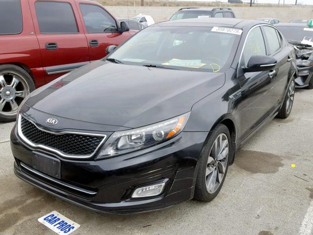 5XXGR4A65EG267607 - 2014 KIA OPTIMA SX BLACK photo 2