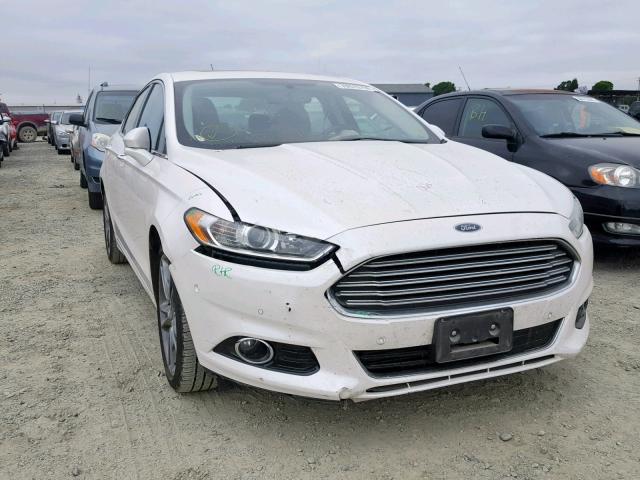 3FA6P0K9XER122685 - 2014 FORD FUSION TIT WHITE photo 1