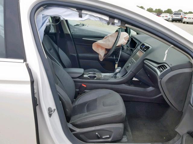 3FA6P0K9XER122685 - 2014 FORD FUSION TIT WHITE photo 5