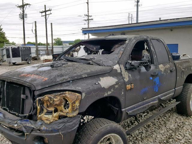 1D7KS28A57J592095 - 2007 DODGE RAM 2500 S BURN photo 9