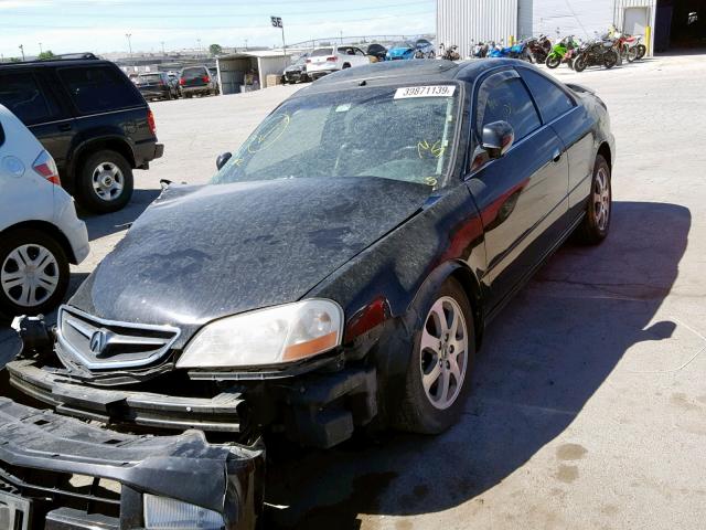 19UYA42431A009375 - 2001 ACURA 3.2CL BLACK photo 2