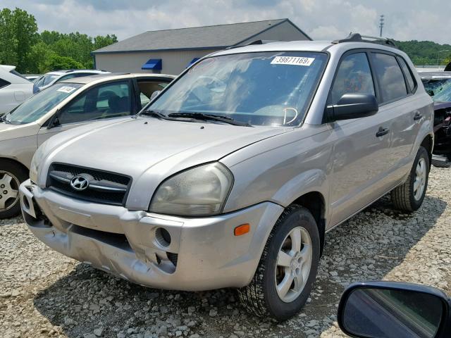 KM8JM12B96U280530 - 2006 HYUNDAI TUCSON GL SILVER photo 2