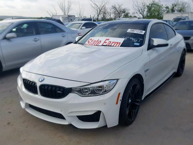 WBS3R9C59FK334841 - 2015 BMW M4 WHITE photo 2