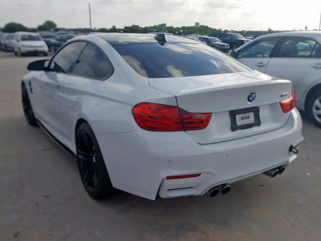 WBS3R9C59FK334841 - 2015 BMW M4 WHITE photo 3