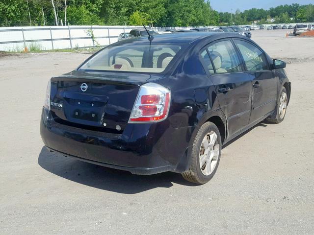 3N1AB61EX8L689168 - 2008 NISSAN SENTRA 2.0 BLACK photo 4