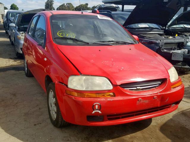 KL1TD62685B453226 - 2005 CHEVROLET AVEO BASE Qırmızı foto 1