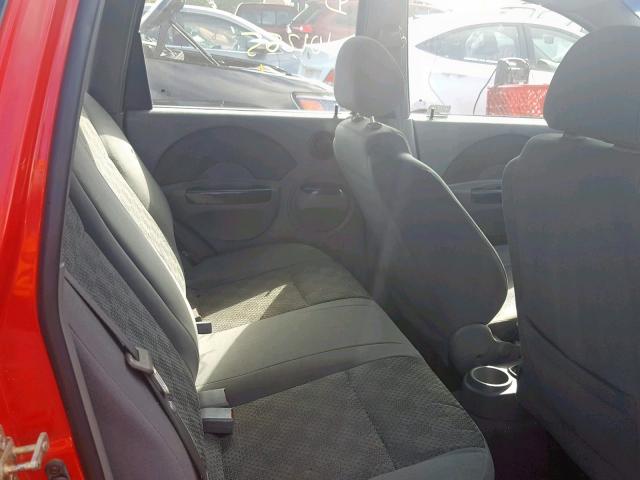 KL1TD62685B453226 - 2005 CHEVROLET AVEO BASE Qırmızı foto 6