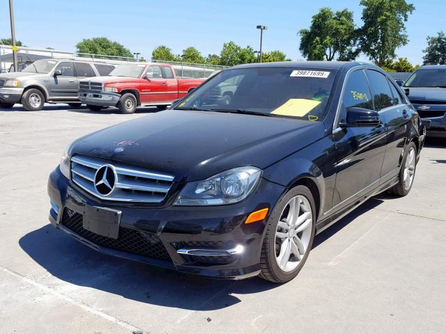 WDDGF4HB6DA792980 - 2013 MERCEDES-BENZ C 250 BLACK photo 2