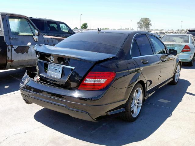 WDDGF4HB6DA792980 - 2013 MERCEDES-BENZ C 250 BLACK photo 4